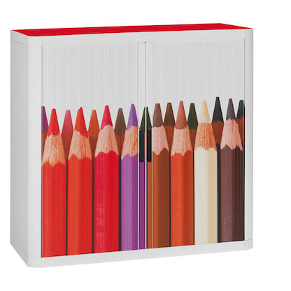 Artikelbild 5 für PAPERFLOW easyOffice Rollladenschrank Stifte ohne Fachböden 110,0 x 41,5 x 104,0 cm, Artikelnummer 132908