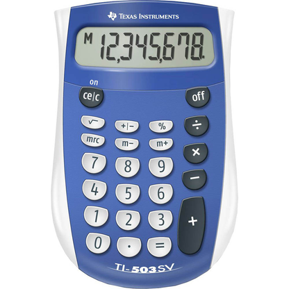 Artikelbild 7 für TEXAS INSTRUMENTS TI-503 SV Taschenrechner blau/weiss, Artikelnummer 545196