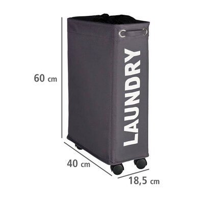 Artikelbild 5 für WENKO Wäschekorb Corno grau, Artikelnummer 531693