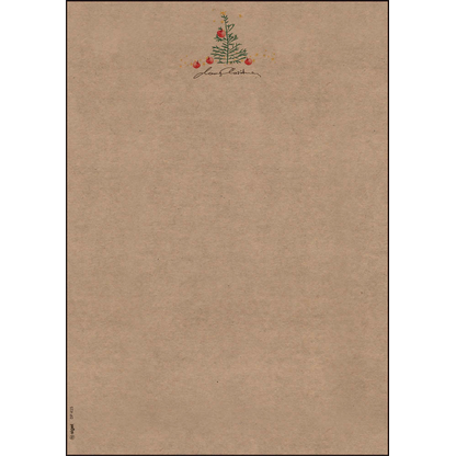 Artikelbild für SIGEL Weihnachtsbriefpapier Christmas with Apples Motiv DIN A4 100 g/qm 100 Blatt, Artikelnummer 736914