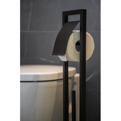 Artikelbild 4 für WENKO WC-Garnitur Bambusa schwarz Metall, Artikelnummer 813987