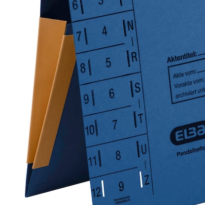 Artikelbild 8 für ELBA Pendelhefter Karton blau 1 x Amtsheftung, Artikelnummer 751004