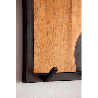 Artikelbild 5 für WOHNLING Wandgarderobe WL6.772 anthrazit Holz 13 Haken 80,0 x 36,0 cm, Artikelnummer 314407