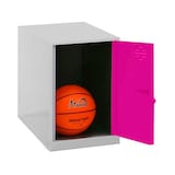 Artikelbild 1 für Simonrack Spind SIMONLOCKER DISM grau, pink 8425437117572, 1 Schließfach 40,0 x 50,0 x 47,5 cm, Artikelnummer 355309