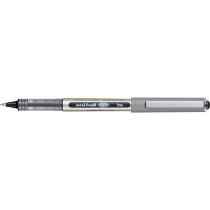 Artikelbild 2 für uni-ball eye fine UB-157E Tintenroller silber 0,4 mm, Schreibfarbe: schwarz, 12 St., Artikelnummer 778944