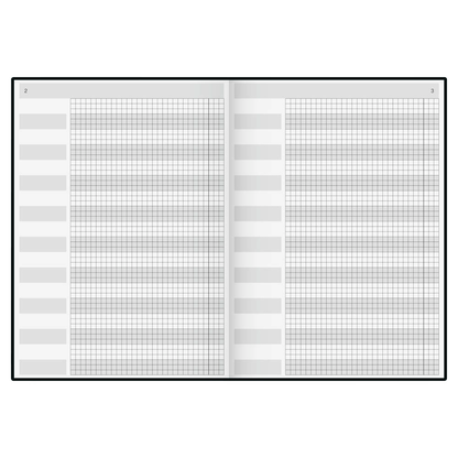 Artikelbild 5 für BRUNNEN Buchkalender TIME CENTER 2026 schwarz, Artikelnummer 594867