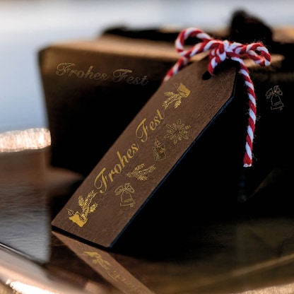 Artikelbild 3 für AVERY Zweckform Aufkleber Frohe Weihnachten, gold, 9 Etiketten, Artikelnummer 723738