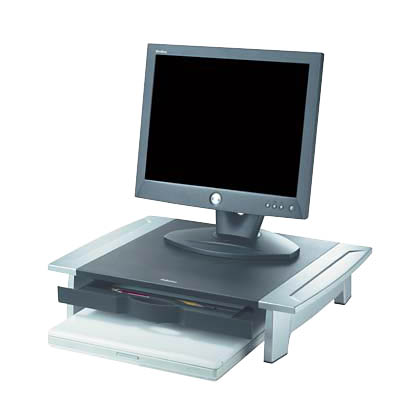 Artikelbild 2 für AKTION: Fellowes Monitorständer Office Suites Kompakt schwarz, silber mit 10 Euro CashBack, Artikelnummer 576678