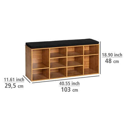 Artikelbild 3 für WENKO Schuhbank Loft 50731800 braun Holz 103,0 cm, Artikelnummer 816993