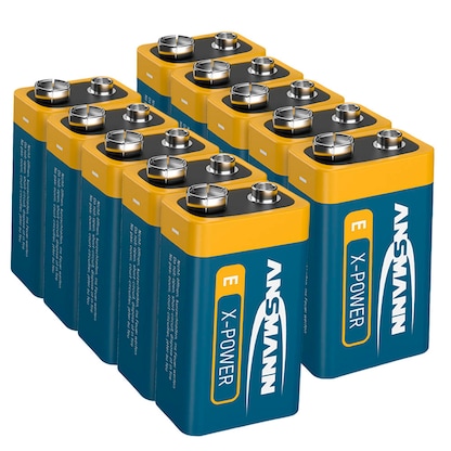 Artikelbild für 10 ANSMANN Batterien X-POWER E-Block 9,0 V, Artikelnummer 533531