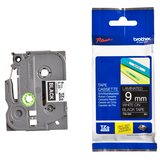 Artikelbild 1 für brother Schriftband TZe-325 TZE325, 9 mm weiß auf schwarz, Artikelnummer 784850