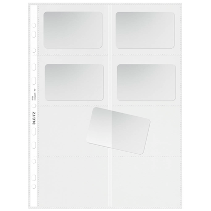 Artikelbild 7 für AKTION: 10 LEITZ Visitenkartenhüllen DIN A4 glasklar glatt 0,10 mm mit Prämie nach Registrierung, Artikelnummer 385017