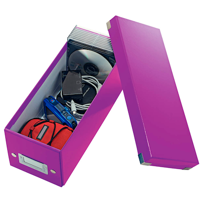 Artikelbild 3 für AKTION: LEITZ CD-/DVD-Box Click & Store violett, 1 St. mit Prämie nach Registrierung, Artikelnummer 211040
