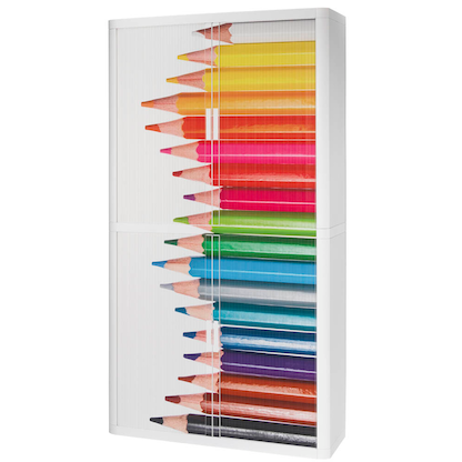 Artikelbild 2 für PAPERFLOW easyOffice Rollladenschrank Stifte ohne Fachböden 110,0 x 41,5 x 204,0 cm, Artikelnummer 132896
