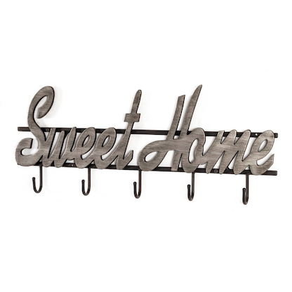 Artikelbild 9 für HAKU Möbel Wandgarderobe 17719 silber Metall 5 Haken 60,0 x 24,0 cm, Artikelnummer 894271