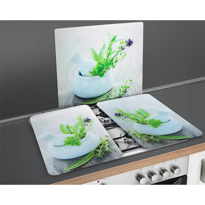 Artikelbild 9 für WENKO Herdabdeckplatten Kräutergarten bunt, 2 St., Artikelnummer 530417