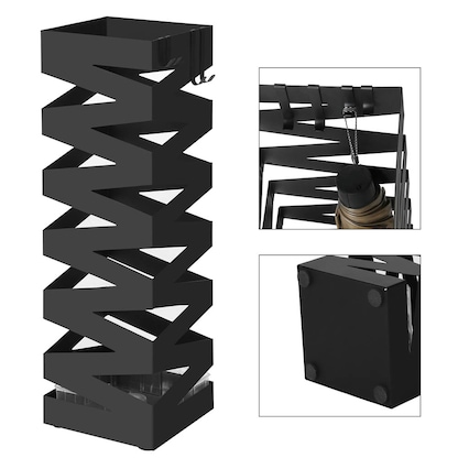 Artikelbild 6 für SONGMICS Schirmständer LUC16B schwarz, Metall, Artikelnummer 439579