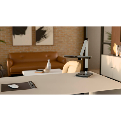 Artikelbild 2 für Hansa Nimbus Schreibtischlampe silber 9 W, Artikelnummer 495988