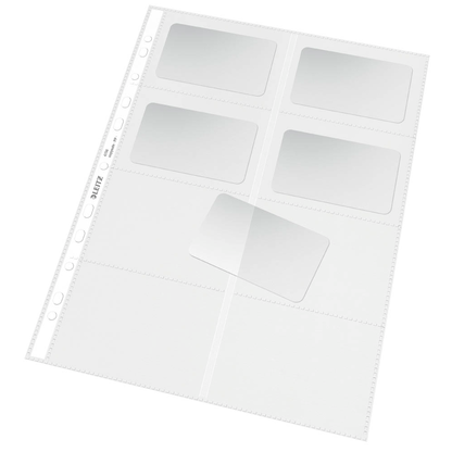 Artikelbild 8 für AKTION: 10 LEITZ Visitenkartenhüllen DIN A4 glasklar glatt 0,10 mm mit Prämie nach Registrierung, Artikelnummer 385017