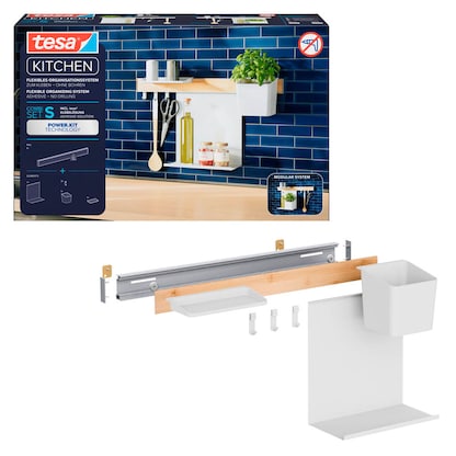 Artikelbild 17 für tesa Küchen-Organizer Kombi Set S weiß 60,0 x 15,0 x 34,0 cm, Artikelnummer 520159