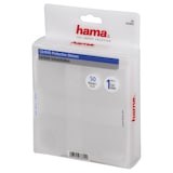Artikelbild 1 für hama 1er CD-/DVD-Hüllen transparent, 50 St., Artikelnummer 624569