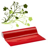 Artikelbild 1 für plottiX Vinylfolie permanent rot 31,5 cm x 1,0 m, 1 Rolle, Artikelnummer 266277