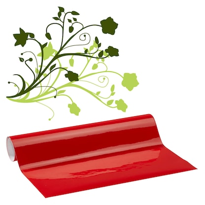 Artikelbild 21 für plottiX Vinylfolie permanent rot 31,5 cm x 1,0 m, 1 Rolle, Artikelnummer 266277