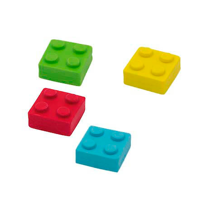 Artikelbild 2 für WEDO Radiergummis Bricky farbsortiert, 4 St., Artikelnummer 404139