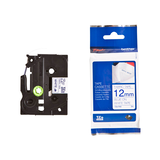 Artikelbild 1 für brother Textil-Schriftband TZe-FA3 TZEFA3, 12 mm blau auf weiß, Artikelnummer 653584