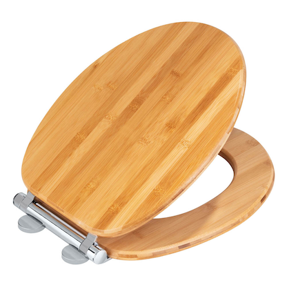Artikelbild 8 für WENKO WC-Sitz mit Absenkautomatik Bambusa braun, Artikelnummer 815021