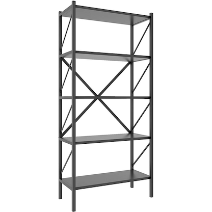 Artikelbild 3 für VCM my home Bücherregal Insasi anthrazit 66,0 x 34,0 x 160,0 cm, Artikelnummer 911523