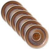 Artikelbild 1 für 6 HEART & SOUL Untertassen Perfect Match Oyster braun 12,0 cm, Artikelnummer 106797