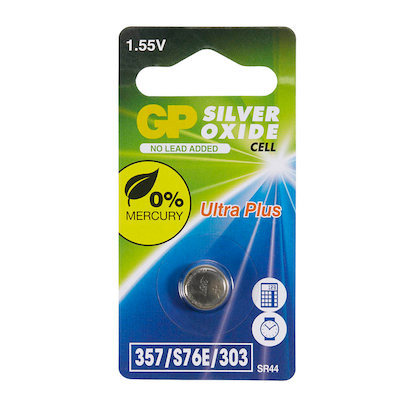 Artikelbild 13 für GP Knopfzelle SR44W 1,55 V, Artikelnummer 220176