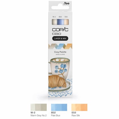 Artikelbild für COPIC® Ciao Cozy Palette Layoutmarker-Set farbsortiert 1,0 + 6,0 mm, 3 St., Artikelnummer 361467