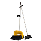 Artikelbild 1 für VERMOP Kehrgarnitur mit langem Stiel gelb Kunststoff 29,0 cm breit, Artikelnummer 961086