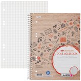 Artikelbild 1 für LANDRÉ® Collegeblock Recycling Kleinformat kariert DIN A5 Innenrand, 1 St., Artikelnummer 703452