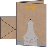Artikelbild 1 für 10 SIGEL Weihnachtskarten Polar Bear DIN A6, Artikelnummer 737021