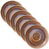 Artikelbild 1 für 6 HEART & SOUL Untertassen Perfect Match Oyster braun 14,0 cm, Artikelnummer 107017