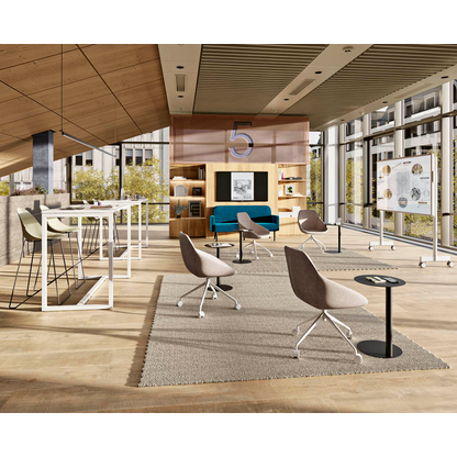 Artikelbild 4 für meet powered by PAPERFLOW Stehtisch easyDesk weiß rechteckig, Vierkantrohr weiß, 150,0 x 75,0 x 110,0 cm, Artikelnummer 513376