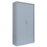 Artikelbild 1 für LÜLLMANN Schiebetürenschrank, 555150 lichtgrau 4 Fachböden 100,0 x 45,7 x 195,0 cm, Artikelnummer 183388