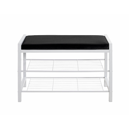 Artikelbild 4 für HAKU Möbel Schuhbank 54343 weiß, schwarz Metall 75,0 cm, Artikelnummer 296869