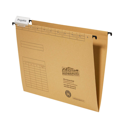 Artikelbild 3 für AKTION: 50 office discount Hängemappen naturbraun + GRATIS office discount Zettelbox, Artikelnummer 532467