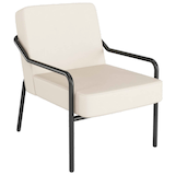 Artikelbild 1 für medso powered by PAPERFLOW Sessel MEDSO M creme schwarz Kunstleder, 1 St., Artikelnummer 522076