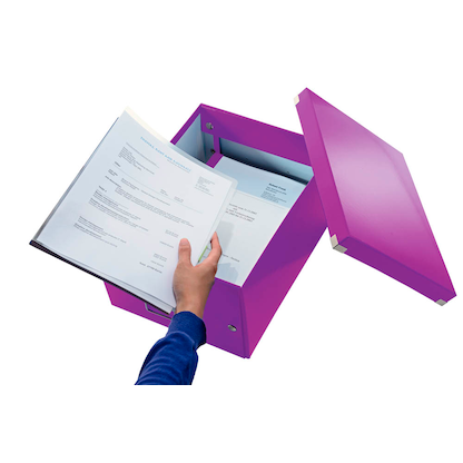 Artikelbild 2 für AKTION: LEITZ Click & Store Aufbewahrungsbox 16,7 l violett 28,1 x 36,9 x 20,0 cm mit Prämie nach Registrierung, Artikelnummer 211065