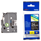 Artikelbild 1 für brother Schriftband TZe-355 TZE355, 24 mm weiß auf schwarz, Artikelnummer 784942