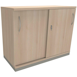 Artikelbild 1 für fm Schiebetürenschrank Sidney, 4260267327746 akazie 1 Fachboden 100,0 x 44,2 x 78,1 cm, Artikelnummer 131213