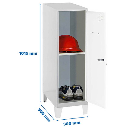Artikelbild 2 für Simonrack Spind SIMONLOCKER DISM grau, weiß 8425437120701, 1 Schließfach 30,0 x 50,0 x 101,5 cm, Artikelnummer 355788