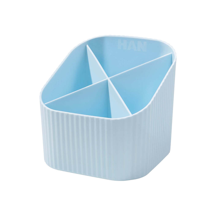 Artikelbild 2 für HAN Stiftehalter X-LOOP pastellblau Kunststoff 4 Fächer 11,1 x 11,1 x 10,5 cm, Artikelnummer 372536