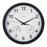 Artikelbild 1 für hama Wanduhr Malta weiß schwarz Kunststoff, Ø 25,0 cm, Artikelnummer 500732