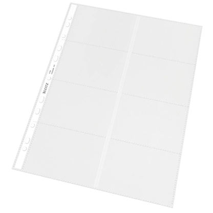 Artikelbild 10 für AKTION: 10 LEITZ Visitenkartenhüllen DIN A4 glasklar glatt 0,10 mm mit Prämie nach Registrierung, Artikelnummer 385017